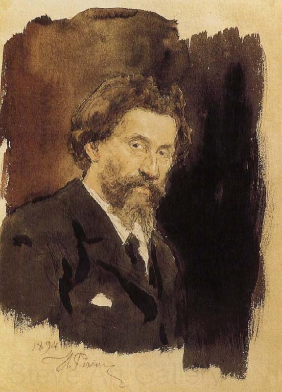 Ilia Efimovich Repin Self-portrait